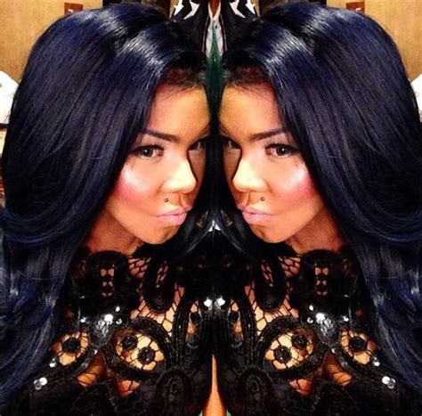 lil kim blue chanel hair|Lil’ Kims Rocks Blue Bangs And We’re Here For It! .